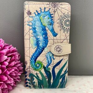 Woman’s Wallet Large : Seahorse